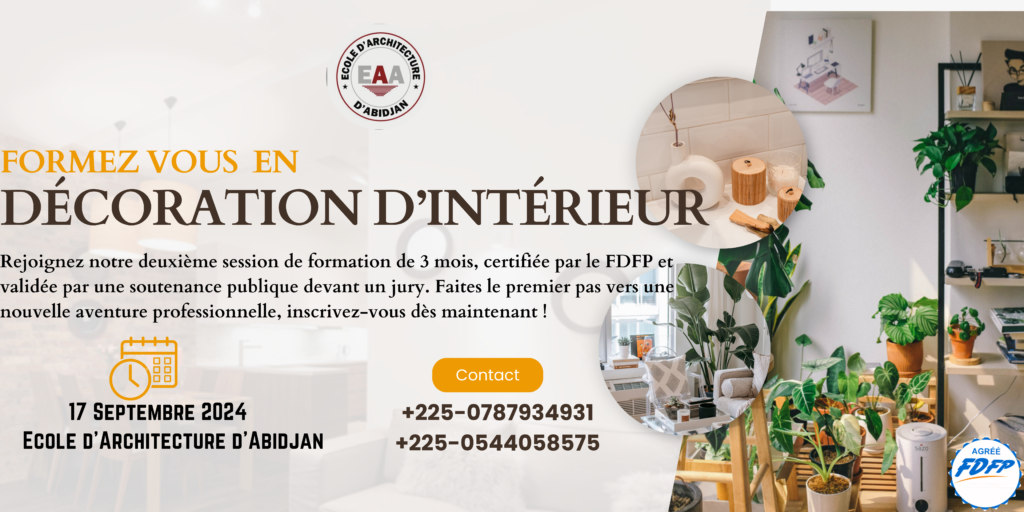 Rejoignez la Deuxième Session de la Formation en Décoration d'Intérieur ...